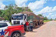 servidor realizandofiscalização de veículo